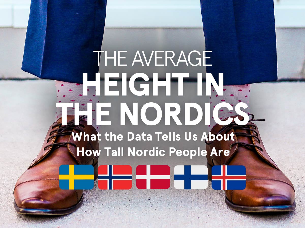 Average Height in the Nordics (Data & Graphs)