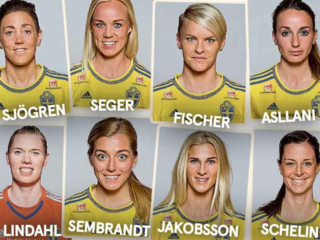 hero swedish last names womens national team